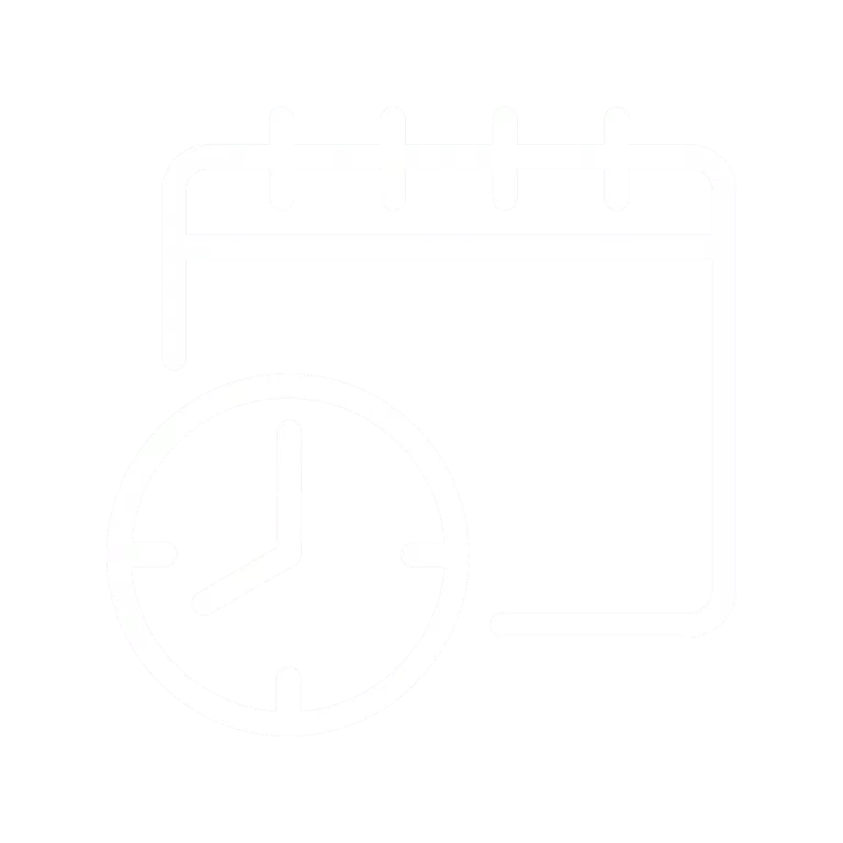 ikona kalendarza i zegara
